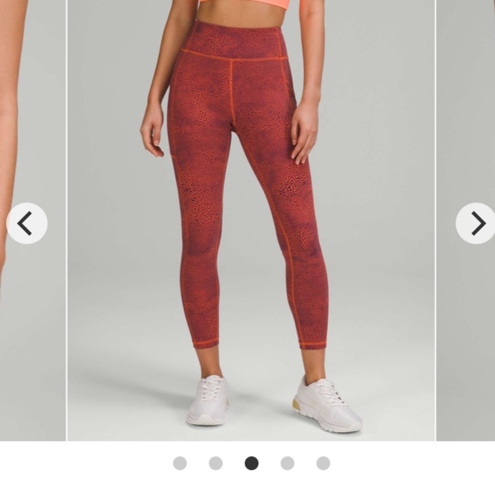 Lululemon Invigorate HR Tight 25"
Crackle Glaze Orange. Sz 2 Excellent condition